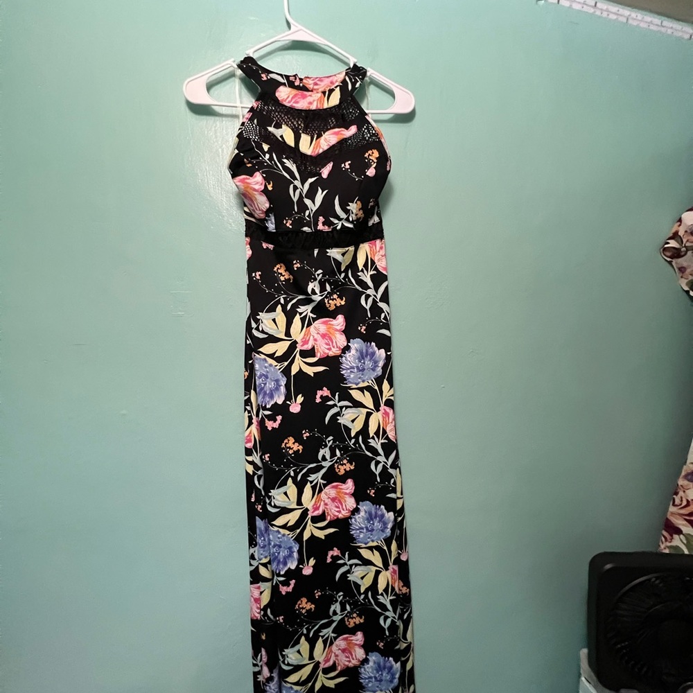 Emerald sundae Maxi length dress size small